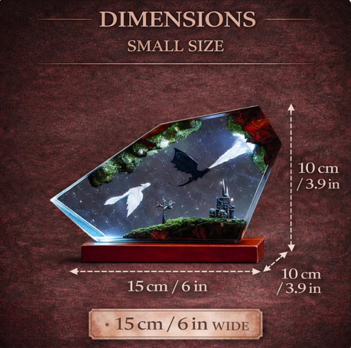 Night Dragon™ – 3D LED Resin Lamp