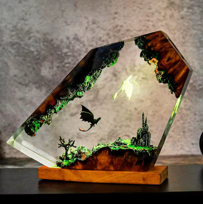 Night Dragon™ – 3D LED Resin Lamp