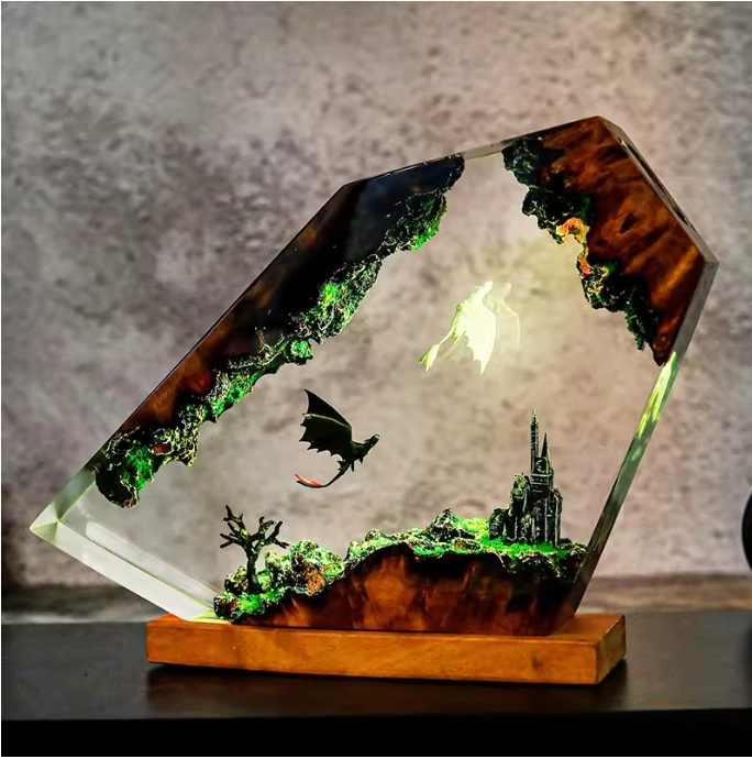 Night Dragon™ – 3D LED Resin Lamp