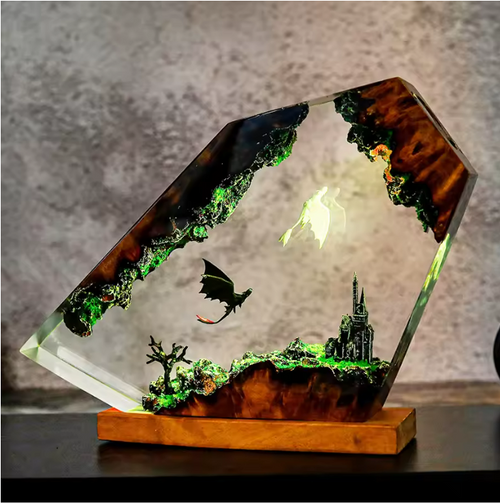 Night Dragon™ – 3D LED Resin Lamp